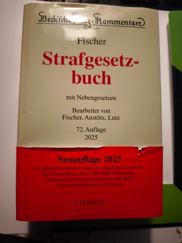 Stgb kommentar fischer 2025 - fischer,